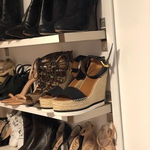 See by Chloe Espadrille Wedge Platform Size 9